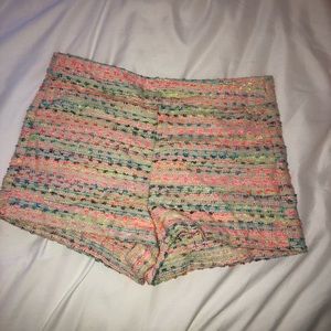 Forever 21 woven shorts colorful